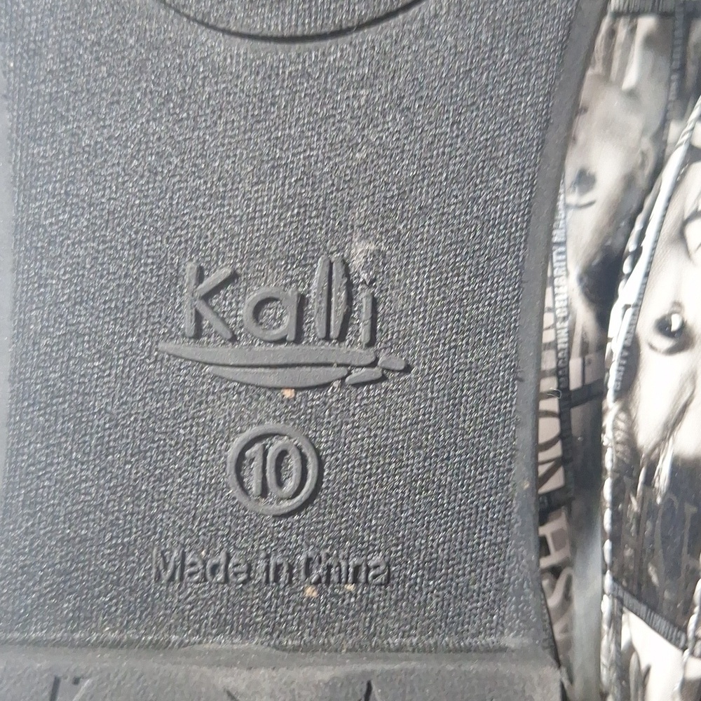 Black and White kalli Size 10 Graphic Lace-Up Shoes - Picture 6 of 7